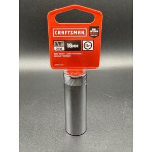 Craftsman 3/8"dr metric/MM 16mm 12pt/point deep socket CMMT44421 NEW
